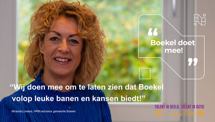 Gemeente Boekel doet mee aan project ‘Talent in beeld, talent in actie’